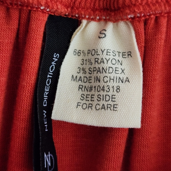 New Directions Orange Maxi Dress - Picture 7 of 15